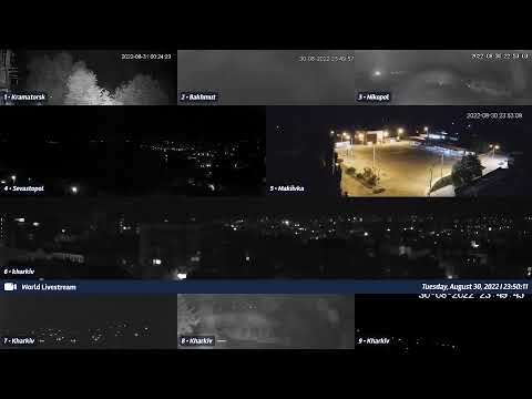 Live views from Ukraine 8/30/2022 B - Sevastopol, Kharkiv and other cities