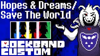 Toby Fox - Hopes and Dreams / SAVE the World - Rock Band 3 Custom
