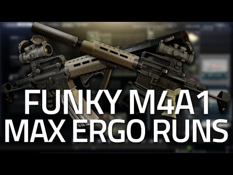 Funky M4A1 MAX Ergo Runs - Tarkov Gameplay - Escape From Tarkov