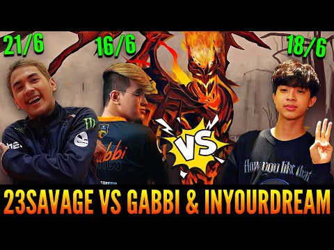23SAVAGE SHADOW FIEND Impossible Game vs GABBI PUCK & INYOURDREAM URSA | 3 SEA Beasts In 1 Game