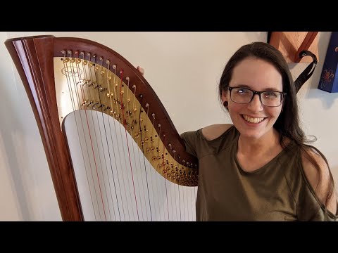 My New Pedal Harp! Salvi Daphne 40