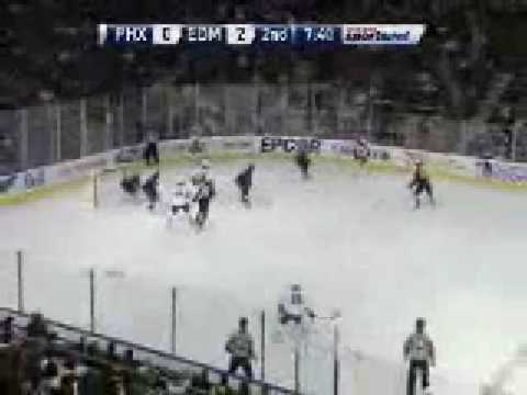 Martin Hanzel Goal # 9 12-22-08 Phoenix Coyotes @ Edmonton Oilers