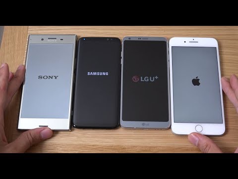 Sony Xperia XZ Premium vs Samsung Galaxy S8 vs LG G6 vs iPhone 7 Plus - Speed Test!