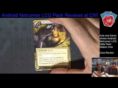Android: Netrunner LCG Pack Review - Station One Data Pack Corp at CollectorMania