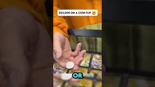 He Gambled a $22,000 Pokémon Case on a Coin Flip… 😱 #pokemon #pokemoncards