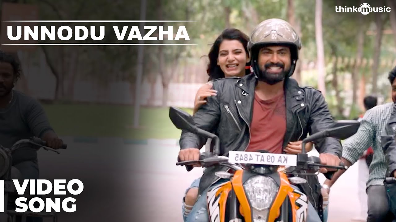 Unnodu Vazha Lyrics  | Bangalore Naatkal | Arya | Anna Katharina Valayil Chandy | Gopi Sunder