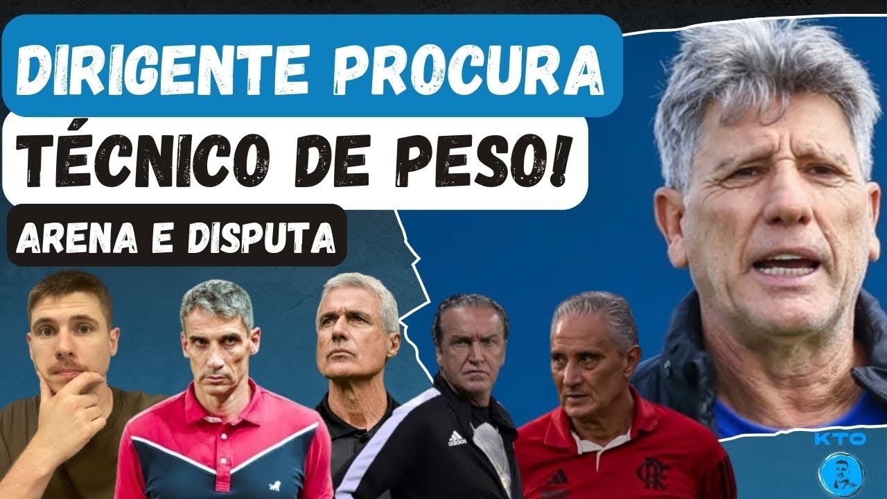 GRÊMIO: SONDAGEM POR TREINADOR DE PESO | NOVIDADE NA ARENA | NOVA DISPUTA POR POSIÇÃO NO TIME