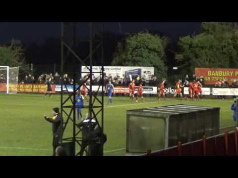 Banbury United 1 Leamington 0 - The 93rd Minute Goal - 2 Jan 2017