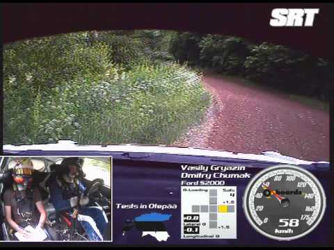 Tests before Auto24 Rally Estonia 2013 ONBOARD Vasily Gryazin SRT