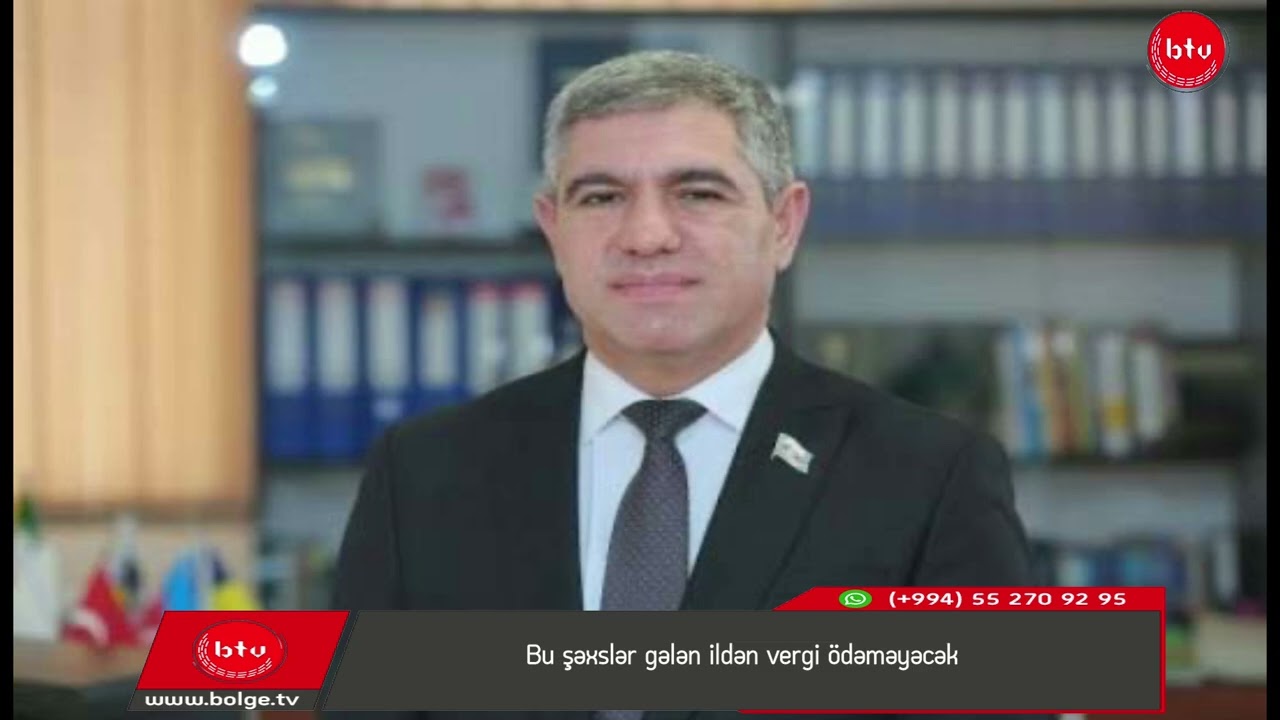 Bu şəxslər gələn ildən vergi ödəməyəcək
