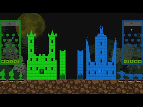 Castle Destruction Marble Race in ALgodoo ☆ The War Day #116-118