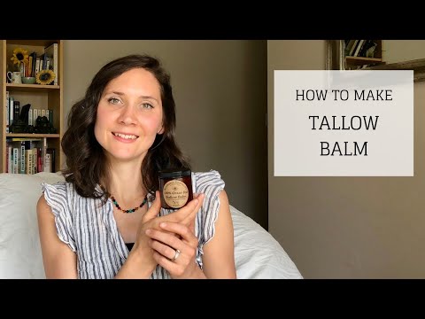 How to Make Tallow Balm | DIY ULTIMATE SKIN MOISTURIZER | Bumblebee Apothecary Video