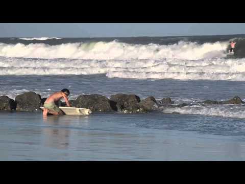 Hurricane Arthur Surfing - Folly Beach, South Carolina, July 2014