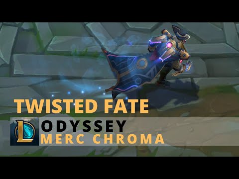 Odyssey Twisted Fate Merc Chroma - League Of Legends