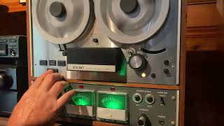Video thumbnail for Teac A 4010S Auto Reverse Reel to Reel Tape Deck. by marcusdolby1