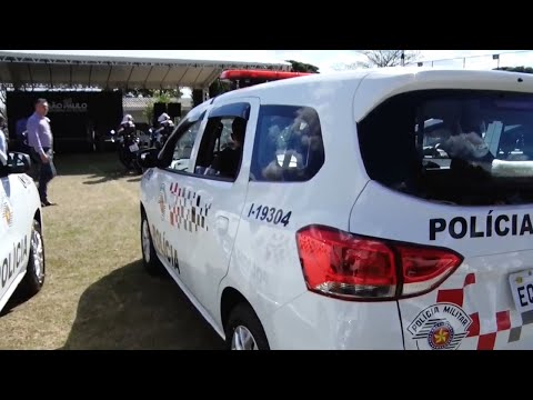Governo de SP entrega viaturas da Polícia Militar para cidades da região