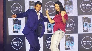 Ranveer Singh BELLY DANCING With Reporter | Funny Dance | Nivea Brand Ambassador Event