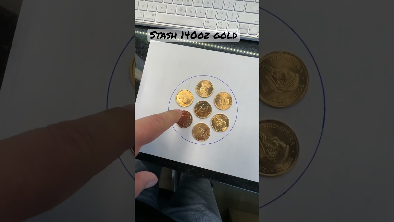 Stash 140oz Gold. GorillaProCustoms.com #coin #brick #preciousmetals #silver #goldcoin