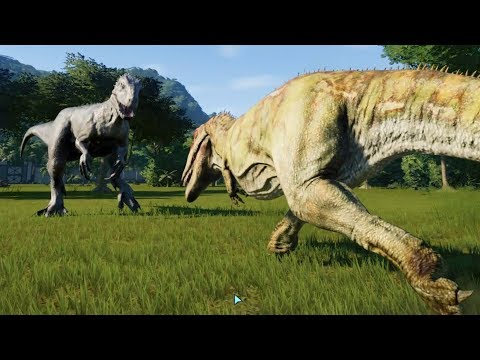 Indominus-Rex(Modified) VS All Carnivores - Jurassic World Evolution