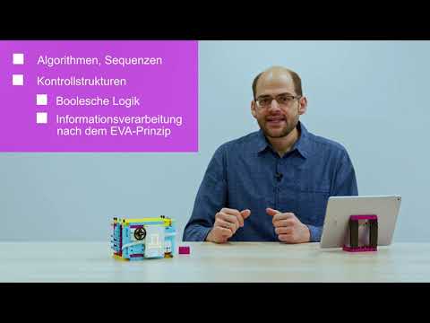 SPIKE Prime Lehrplanbezug für Informatik, ausführliches Beispiel für die Aufgabe "Sicher verwahrt"