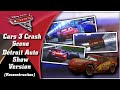 Cars 3 Crash Scene Detroit Auto Show Version Reconstruction