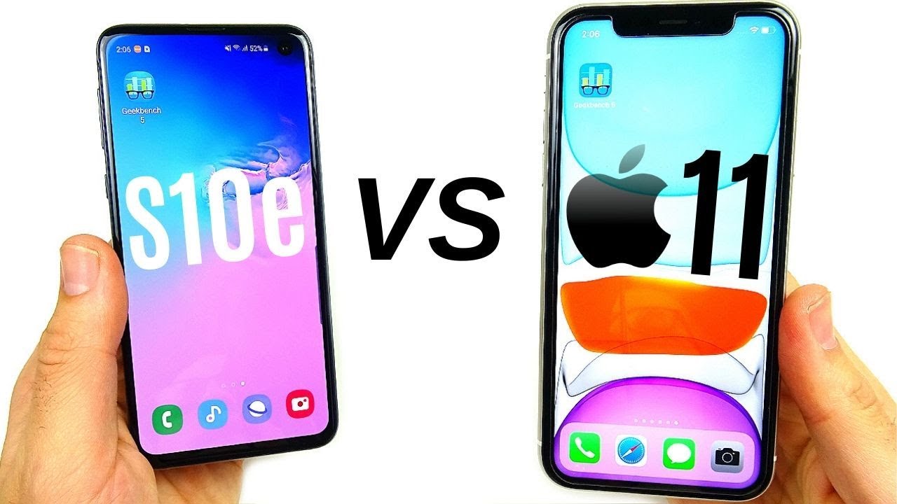 Galaxy S10e vs iPhone 11 Speed Test