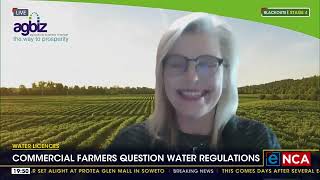 Commercial farmers question water regulations