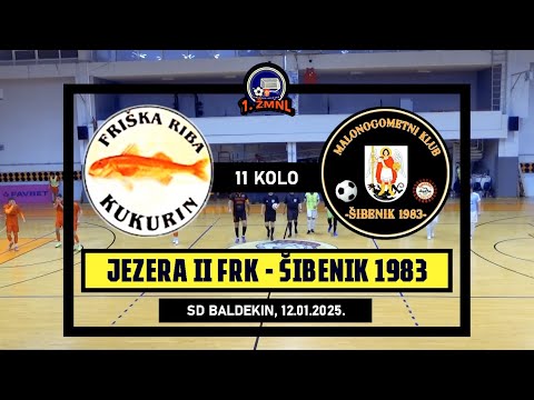 1. ŽMNL: JEZERA II FRK - ŠIBENIK 1983  3:4, 12.01.2025.