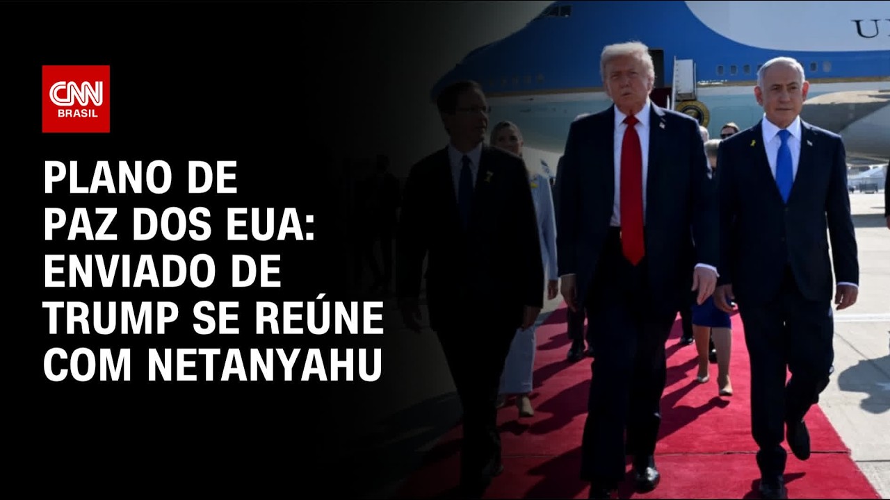 Enviado de Trump se reúne com Netanyahu para discutir plano para Gaza | LIVE CNN