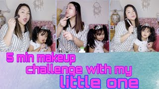5 min makeup challenge with kiaara