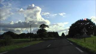 preview picture of video 'Driving Along The D9 Between Lanvollon & Saint-Agathon, Brittany 26th August 2011'