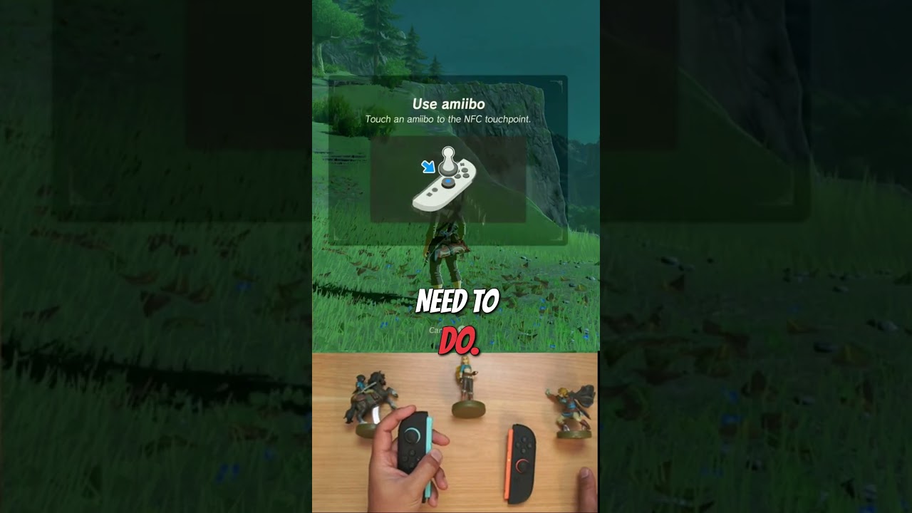 How to use the Amiibo on the Nintendo Switch for Zelda: Breath of the Wild