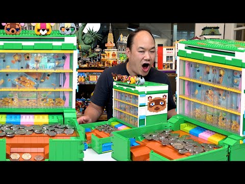 Coin Pusher Machine (Animal Crossing Theme) | Super18K Brick Review K104