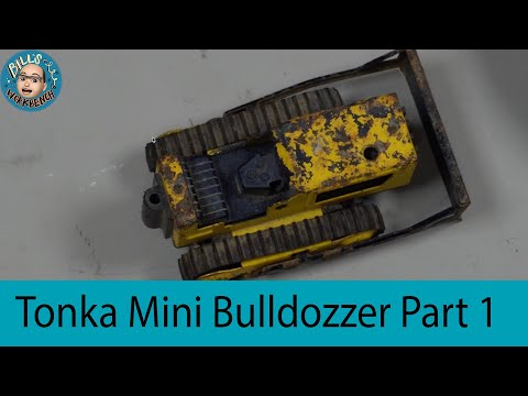Tonka Mini Bulldozer Restoration Part 1
