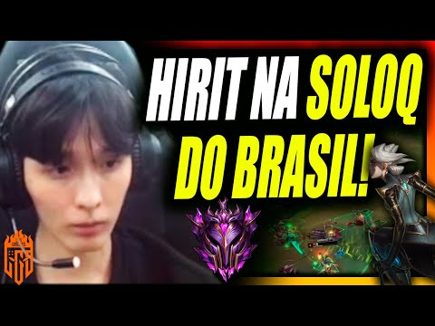 HIRIT TOP COREANO DA LOS GRANDES NA SOLOQ DO BRASIL DE CAMILLE vs. AKALI CONTRA PLAYERS MESTRES