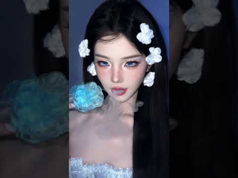美女眼前过不夸是罪过 #妆出春日生命力 #潮妆研究所 #春日波光缎面妆 #妆前妆后 #变装