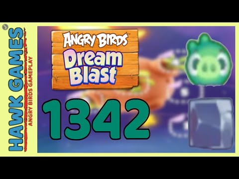 Angry Birds Dream Blast Level 1342 - Walkthrough, No Boosters