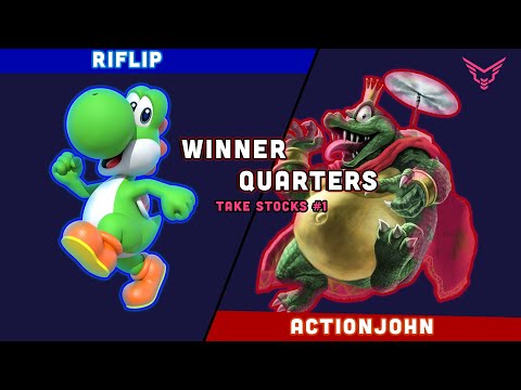 Take Stocks Smash Ultimate #1 Winner Quarter - Riflip (Yoshi) vs. ActionJohn (K Rool) #smashultimate