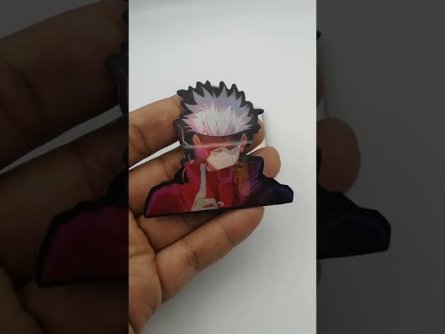 ملصق ثلاثي أبعاد لشخصية غوجو