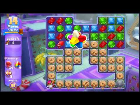 Wonka's World of Candy Level 557 - NO BOOSTERS + FULL STORY 🍫 | SKILLGAMING ✔️