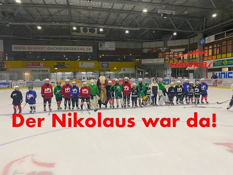 ESC Hassfurt U9/U11 - 06.12.2022 ...der Nikolaus tauscht Schlitten gegen Schlittschuhe