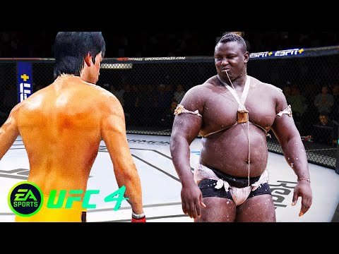 UFC4 Bruce Lee vs African Bombardier EA Sports UFC 4 PS5