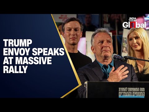 LIVE: Trump Envoy Witkoff Addresses Massive Rally at Hostages Square