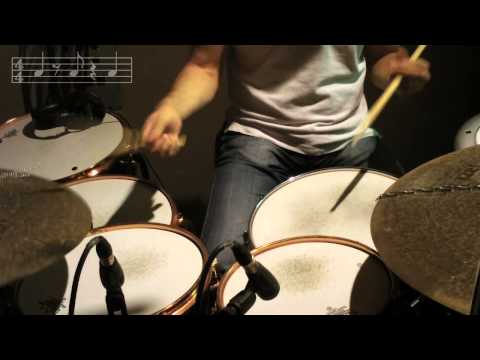 Drumming Quickies by Lucrezio de Seta - 003 "3-3-2" Phrasing over 4/4 Jazz beat