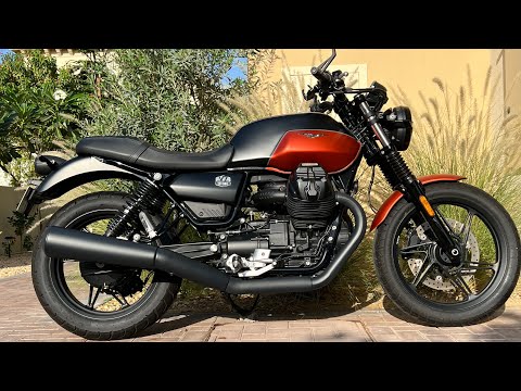 Testing @MistralSpecialParts exhaust on Moto Guzzi V7 Stone 850cc MY2021