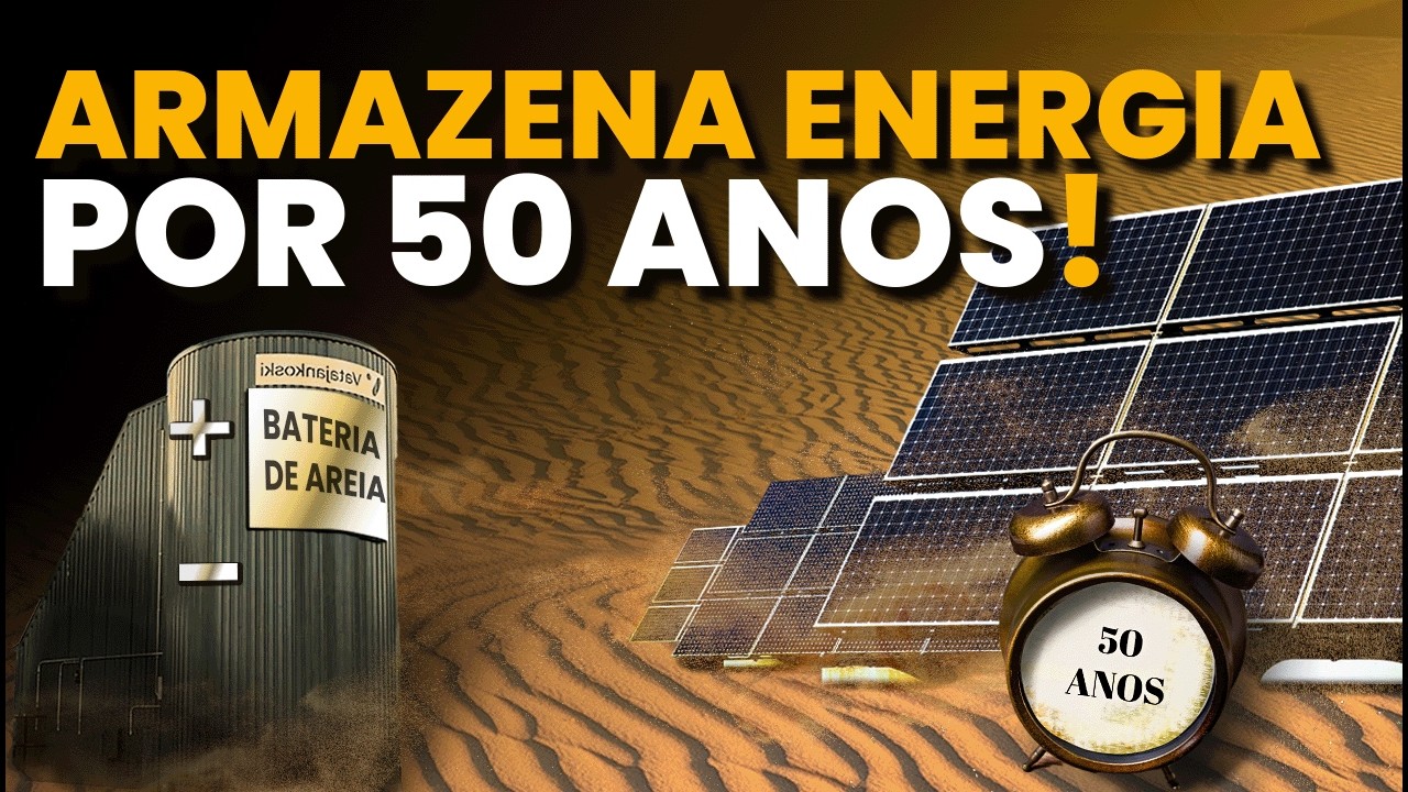 Bateria de Areia: Energia Solar Armazenada por 50 Anos?