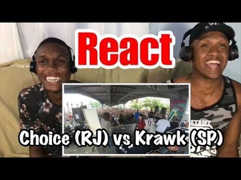 Choice [RJ] vs Krawk [SP] (4ª de Final) - DUELO DE MCS NACIONAL 2017 (React) feat. Lucão
