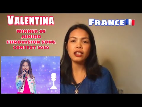 Its MyrnaG REACTS TO France 🇫🇷 - Valentina from France performs J’imagine at Junior Eurovision 2020