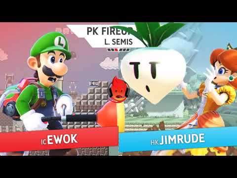 Ewok (Luigi) vs JimRude (Daisy, Diddy Kong) - PK Fireup #18 Losers Semi Finals