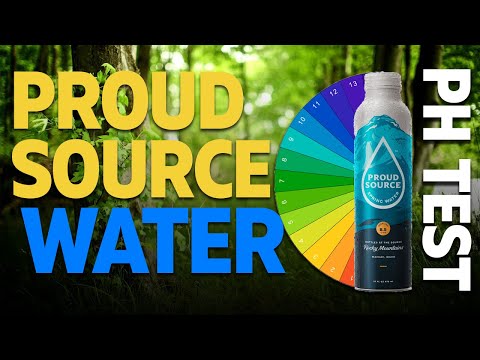 Proud Source Water Ph Test...Is Proud Source acidic or Alkaline?